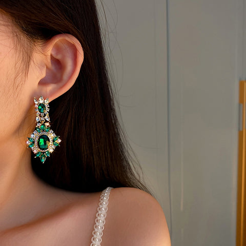 Emerald Antique Earrings | Style No. 178