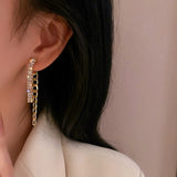 Long Rhinestone Earrings | Style No. 154