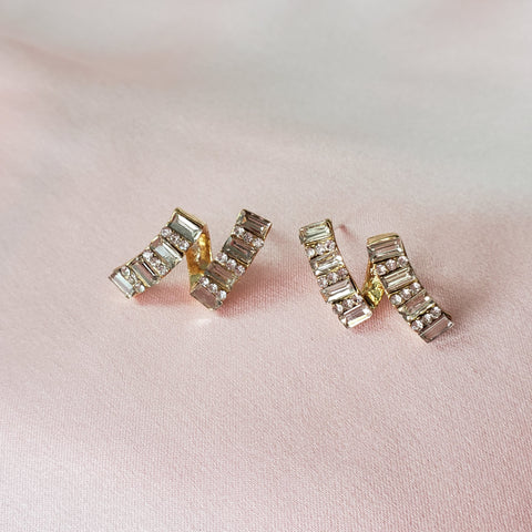 Rhinestone Stud Earrings | Style No. 117
