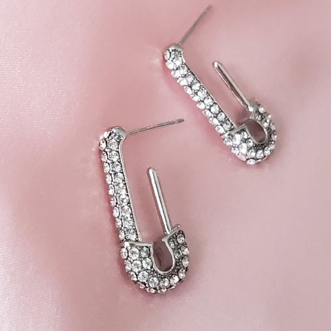 Silver Pin Earrings | Style No. 147