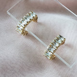 Gold Rhinestone Stud Earrings | Style No. 151