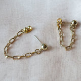 Gold Chain Earrings | Style No. 129