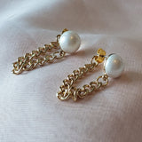 Pearl Chain Earrings | Style No. 124