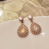 Antique Pearl Earrings In White | Style No. 173