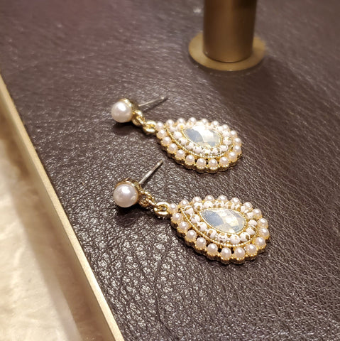 Antique Pearl Earrings | Style No. 171