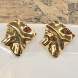 Irregular Gold Stud Earrings | Style No. 181