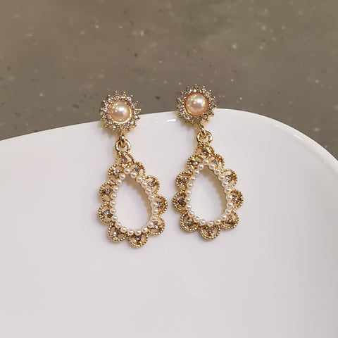 Antique Pearl Earrings | Style No. 172