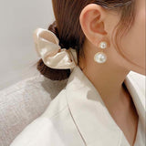 Large White Pearl Dangle Earrings | Style No. 216