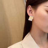 Silver Geometric Stud Earrings | Style No. 193
