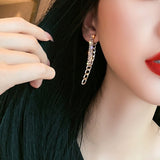 Long Rhinestone Earrings | Style No. 154