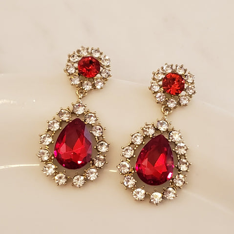 Antique Ruby Earrings | Style No. 113