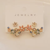 Colorful Flower Jacket Earrings | Style No. 221