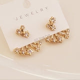 Jackets Earrings With Sparkly Gold Stars | Style No. 222
