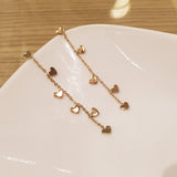 Long Heart Tassel Earrings | Style No. 236
