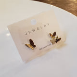 Gold Butterfly Stud Earrings | Style No. 231