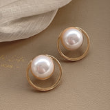 Large Pearl Stud Earrings | Style No. 241