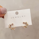 Dainty Stud Earrings With Sparkles | Style No. 244