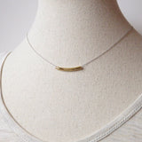 gold silver necklace by Adruzy