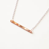 rose gold necklace by Adruzy
