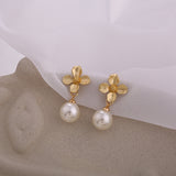 Flower Pearl Earrings | Style No. 240