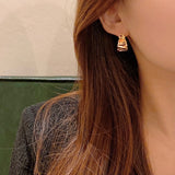 C Shape Hoop Earrings | Style No. 246